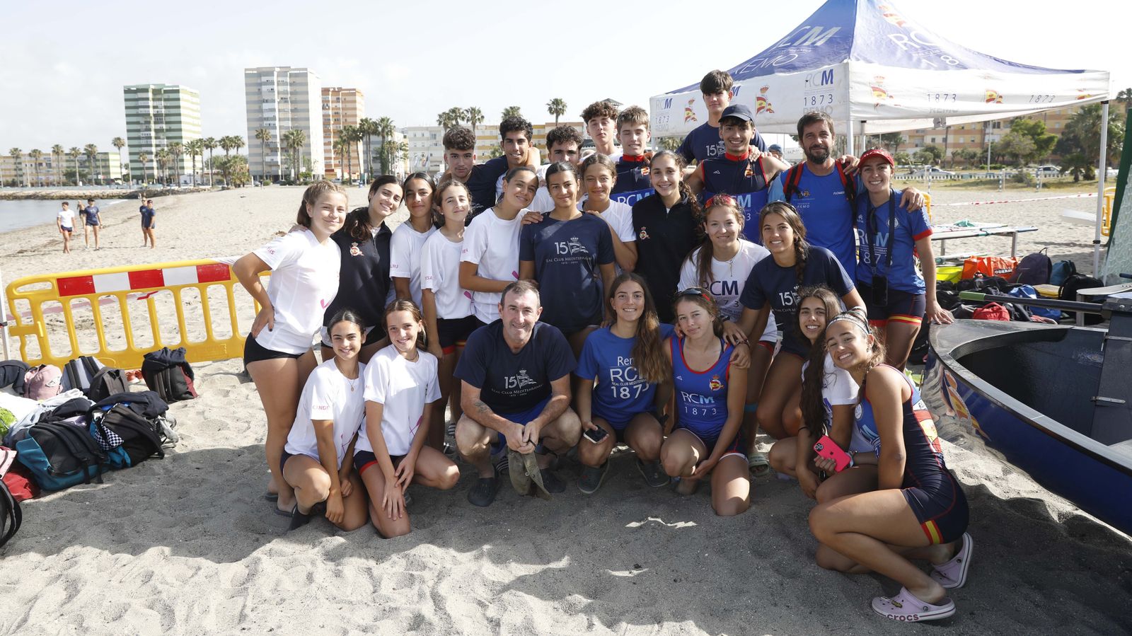 Las fotos de la segunda jornada del Campeonato de España de remo en banco fijo LLaut de La Línea