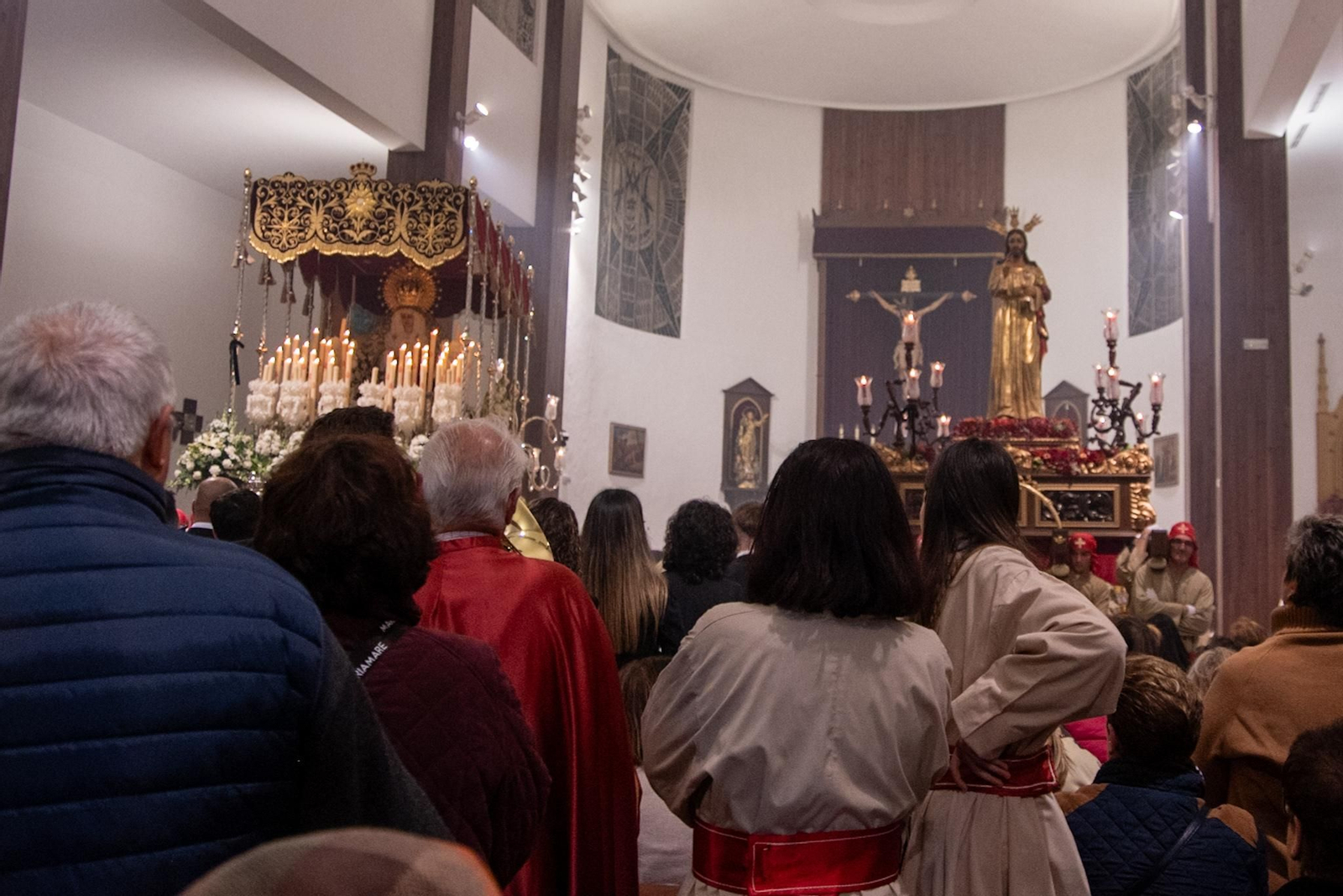 SANTA CENA Martes Santo en Montilla: Las imágenes de una tarde cofrade deslucida por el mal tiempo