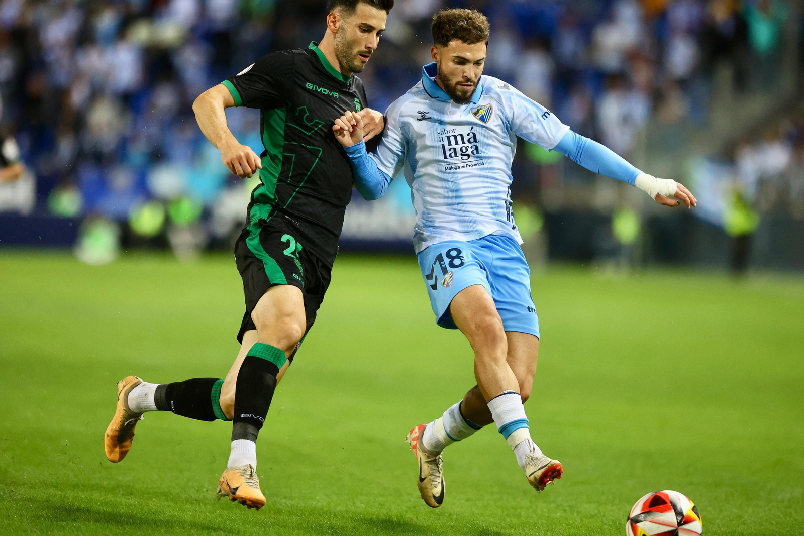 El Málaga CF-Córdoba, en fotos