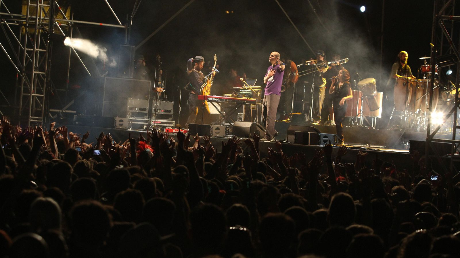 En la explanada del CAAC se celebran muchos conciertos a lo largo del año.