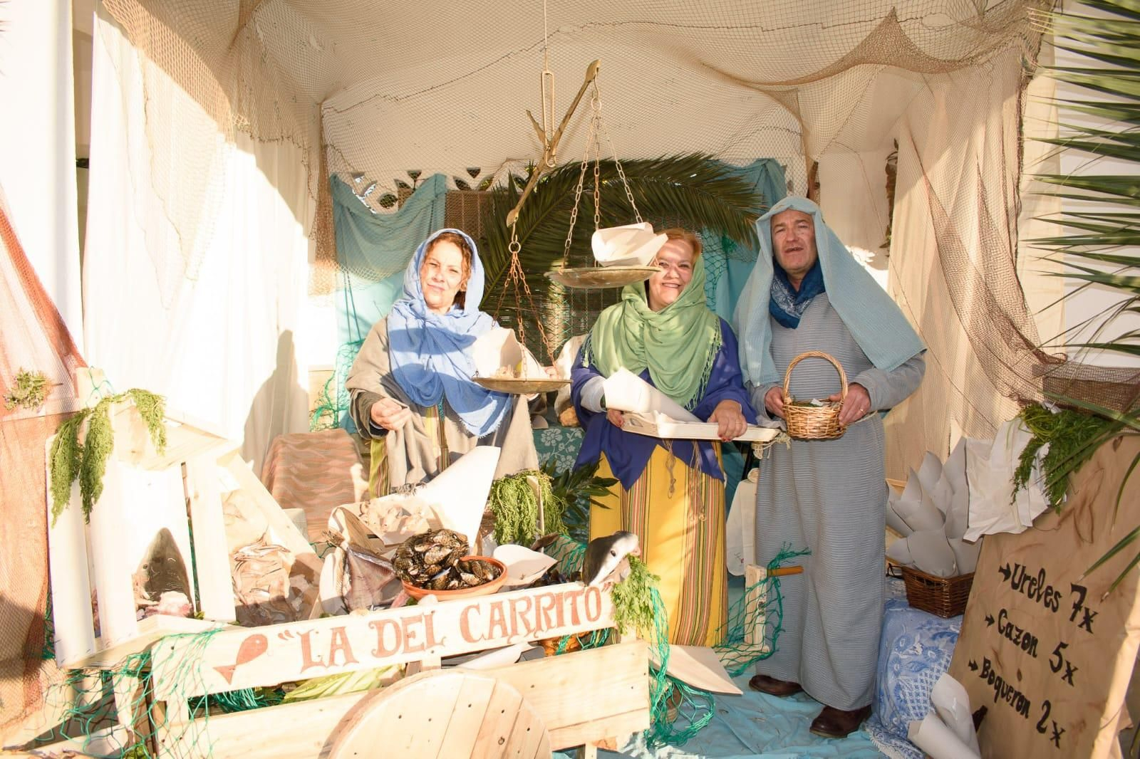Imagen navideña del Belén Viviente del Coto de Bornos.