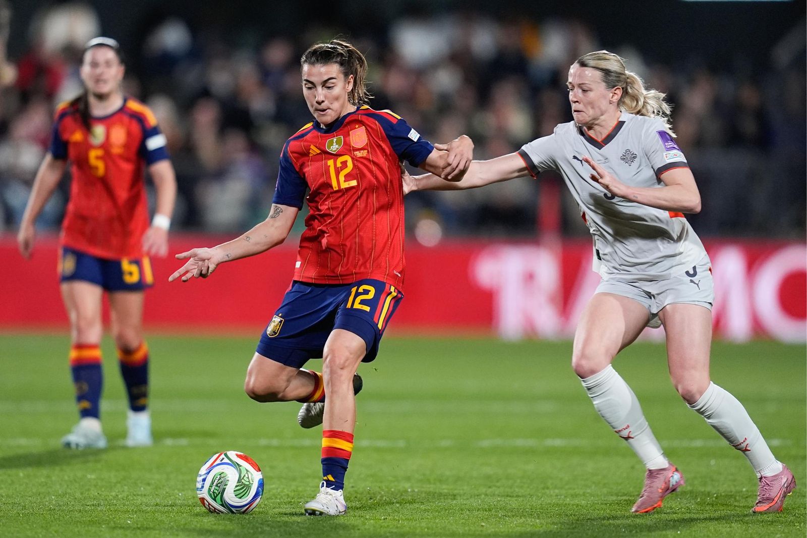 Las fotos del España-Islandia de fútbol femenino