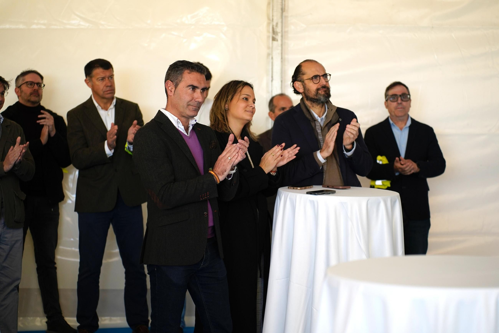 Las fotos de la inauguración de los parques eólicos El Padrón y Cerro Cabello de Los Barrios