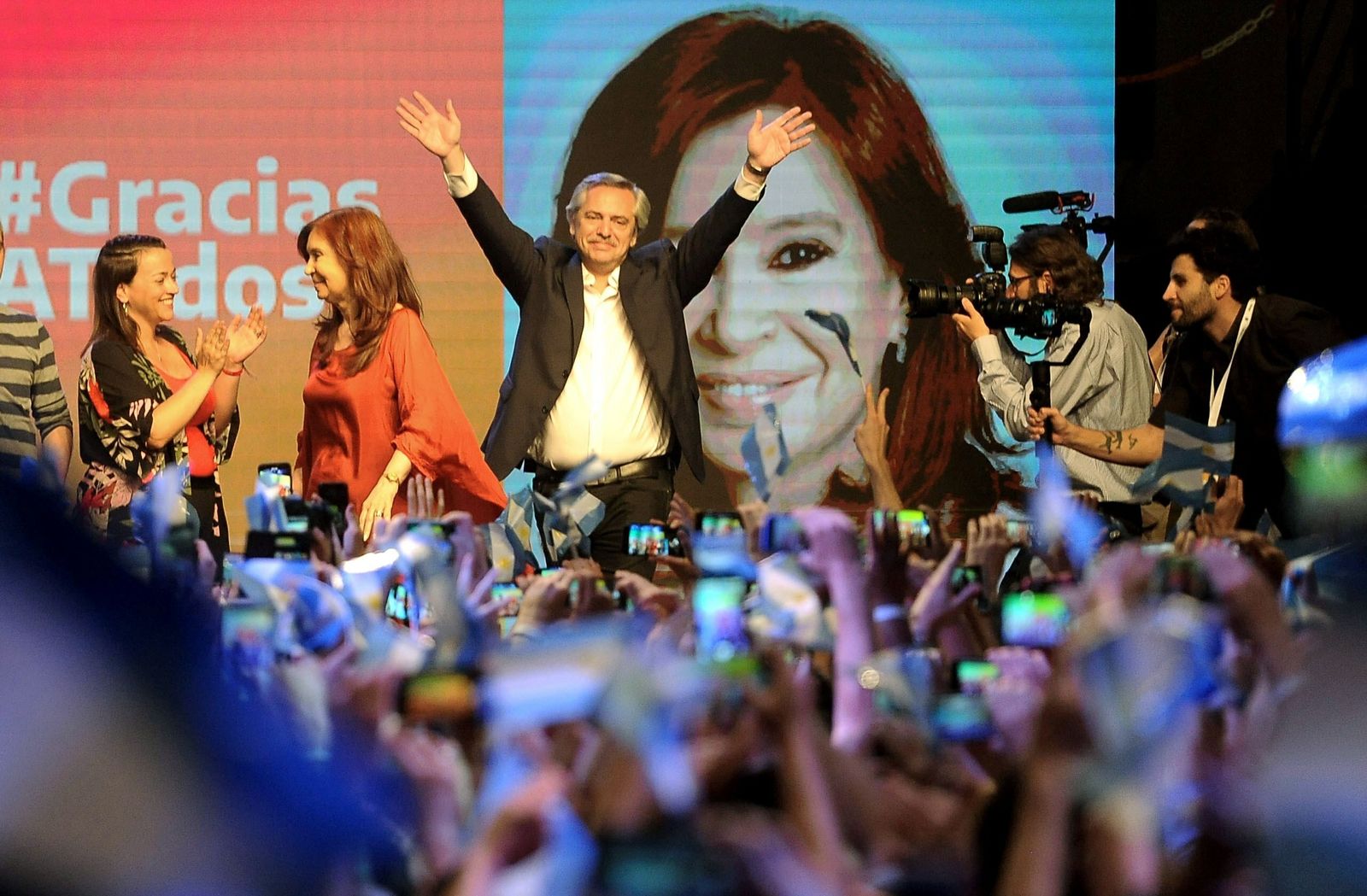 El peronista Alberto Fernández, presidente electo de Argentina tras ganar en primera vuelta las elecciones.