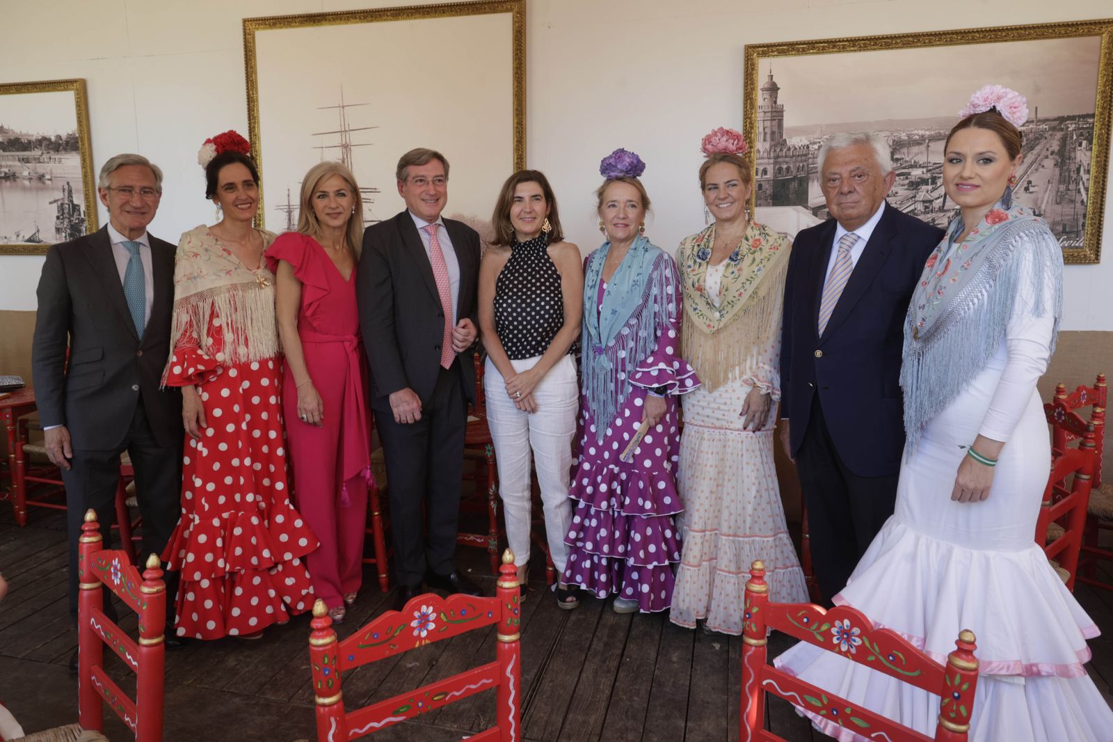 Recepción del Puerto de Sevilla en la Feria de Sevilla