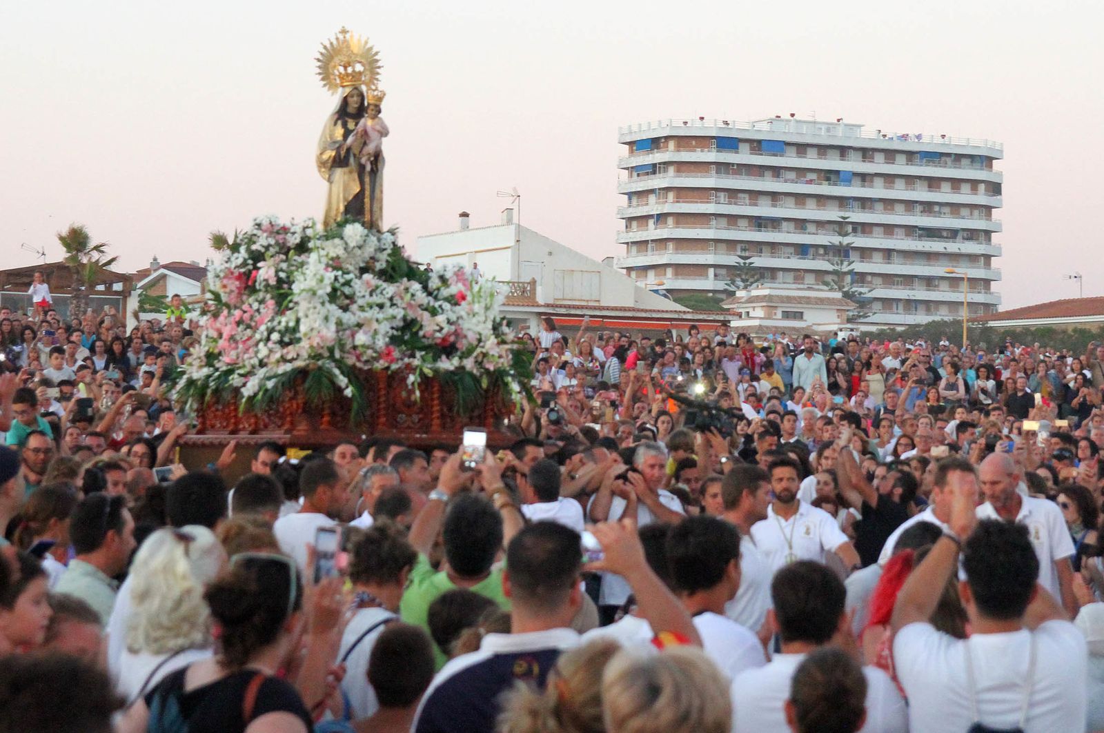 Procesión de la Virgen del Carmen en Punta Umbría