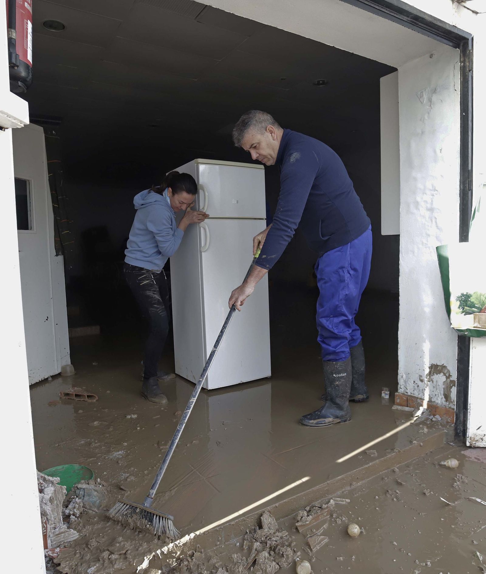 San Martín del Tesorillo después de la borrasca Marta, en imágenes