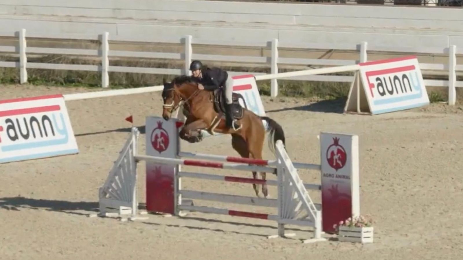 Mónica Ortiz tuvo en la equitación una vía de escape durante su preparación.