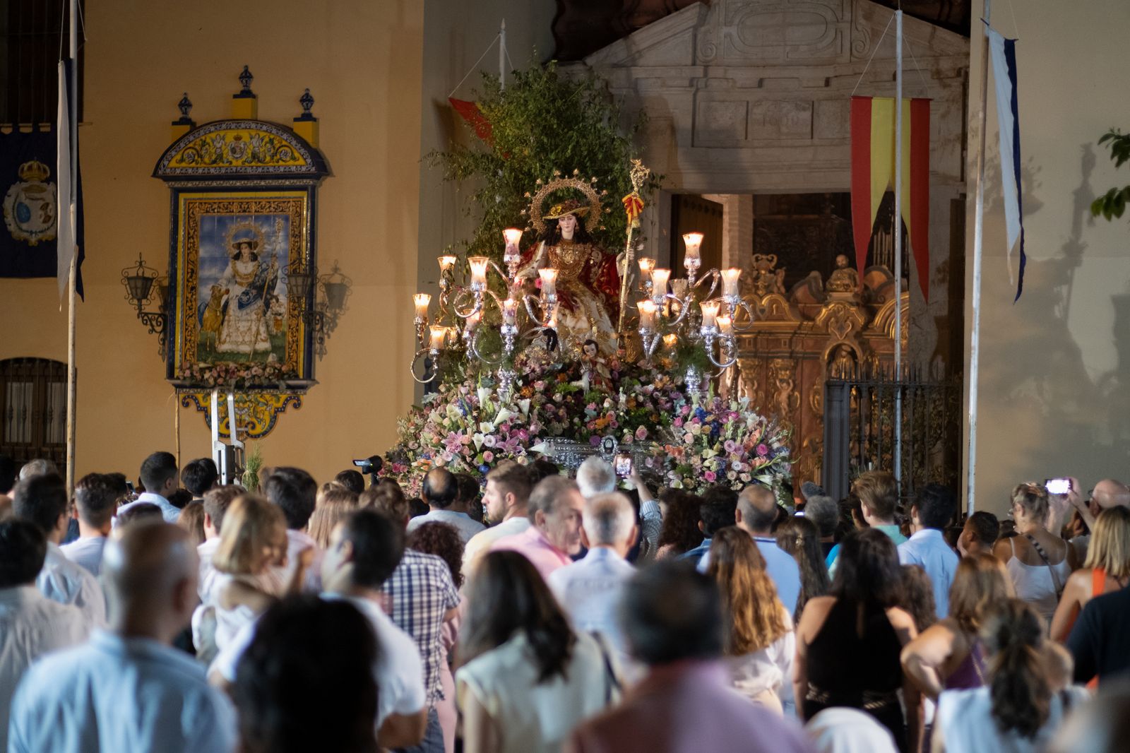 Las imágenes de la procesión de la Divina Pastora de Triana