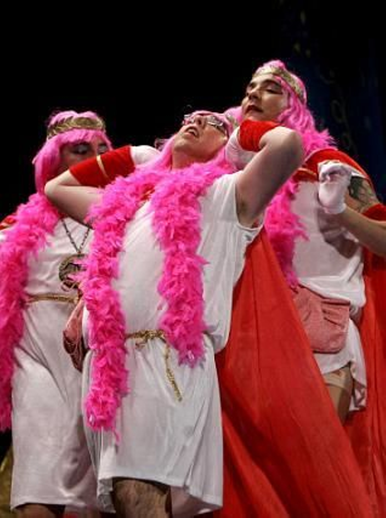 Los que llegaron del teatro romano, chirigota gaditana. 

Foto: Lourdes de Vicente