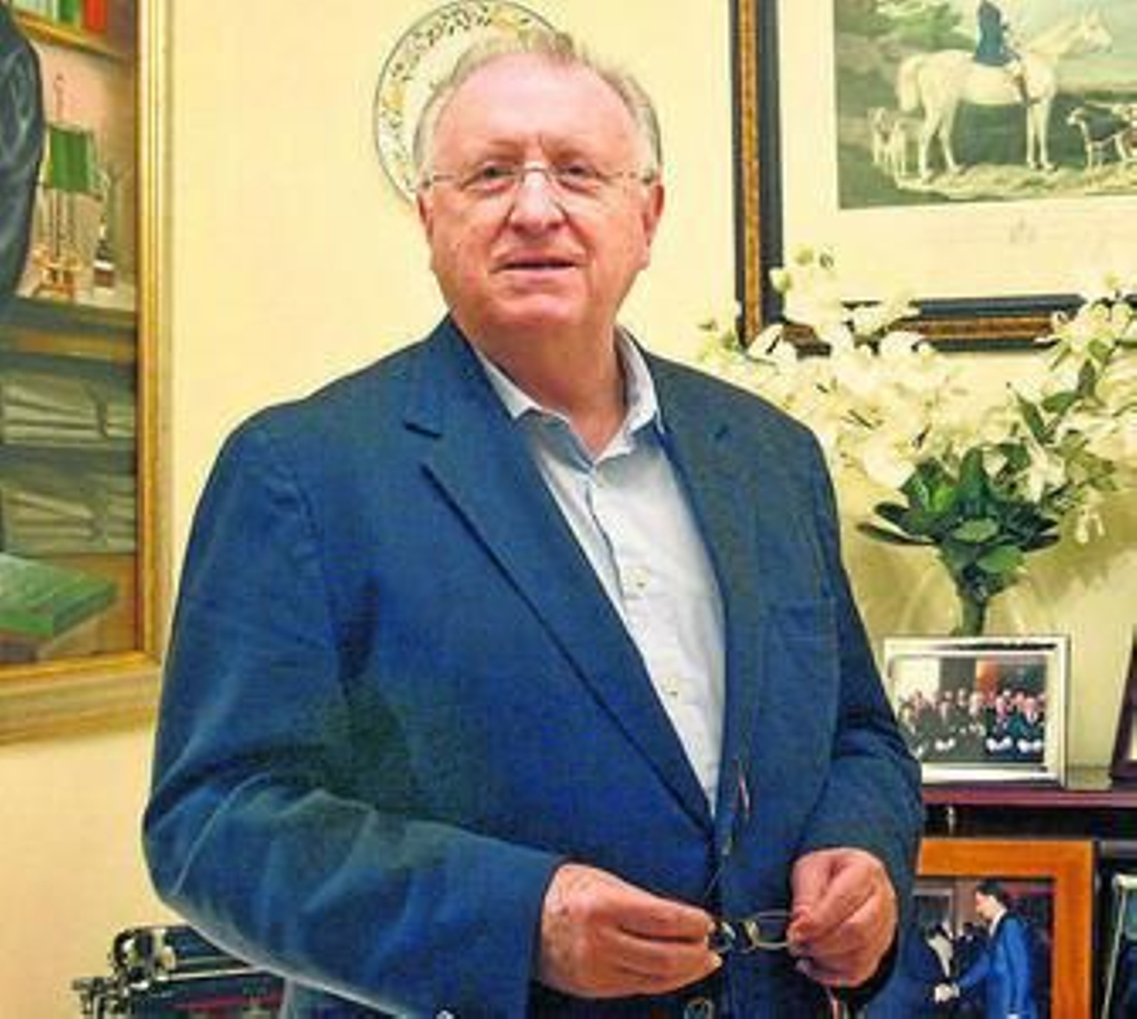 José Blas Fernández, en su despacho