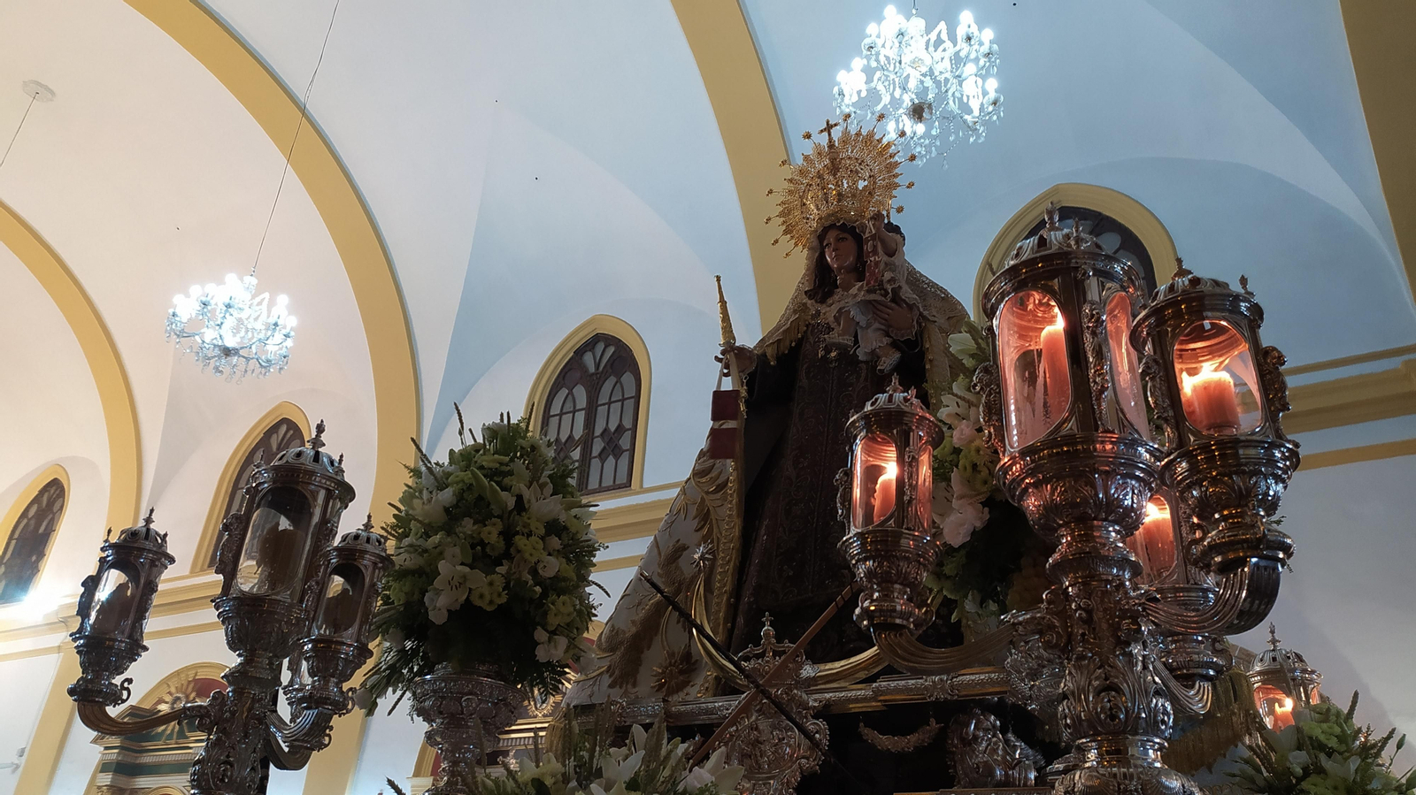 La peregrinación de la Virgen del Carmen en San Fernando, en imágenes
