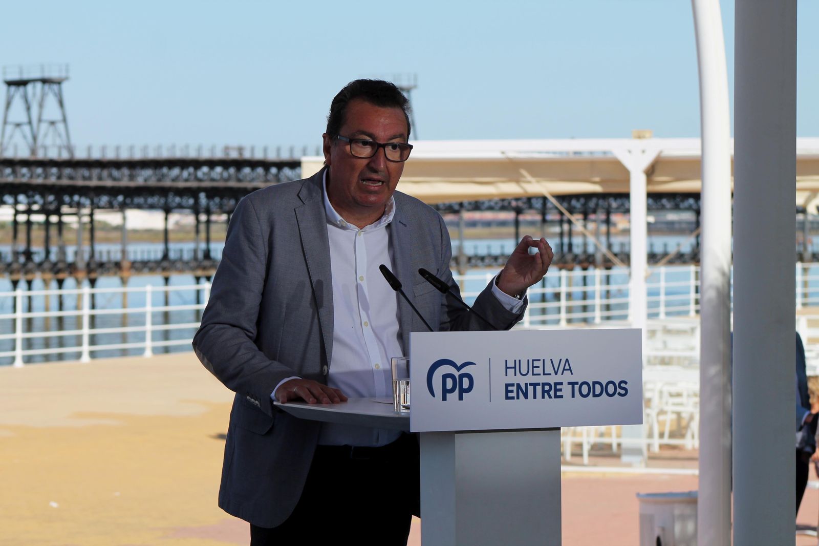 Visita de Alberto Núñez Feijóo a Huelva, en imágenes