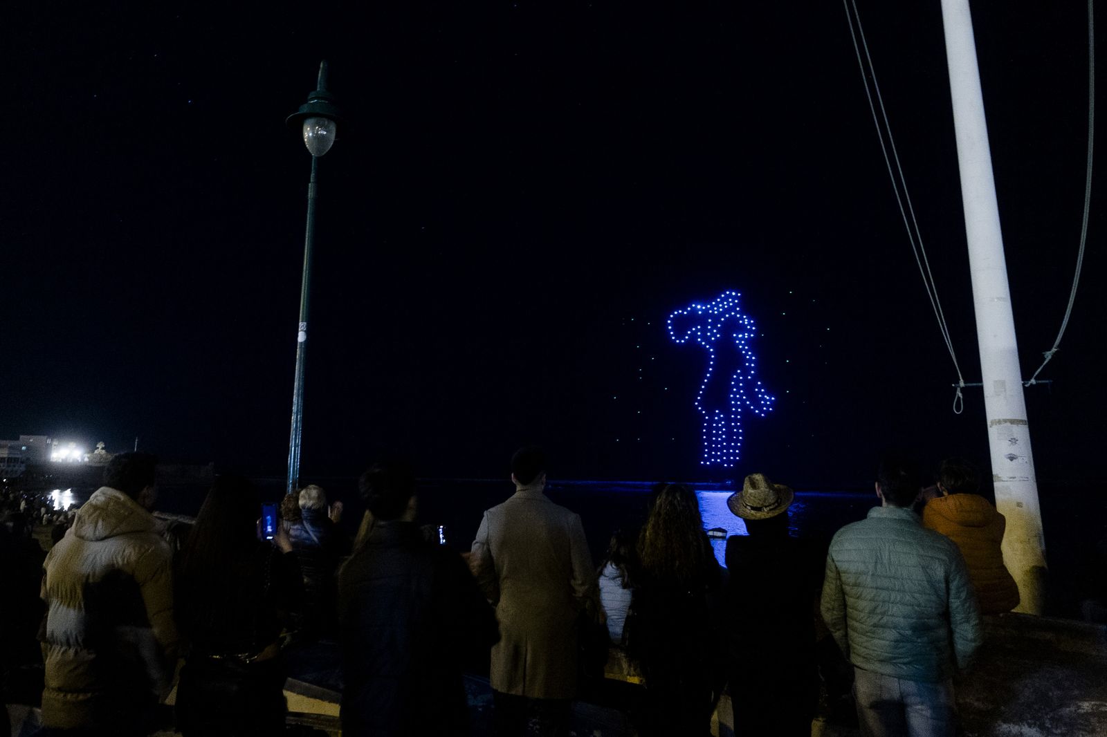 Las imágenes de la quema de la Bruja Piti y espectáculo de luz y sonido