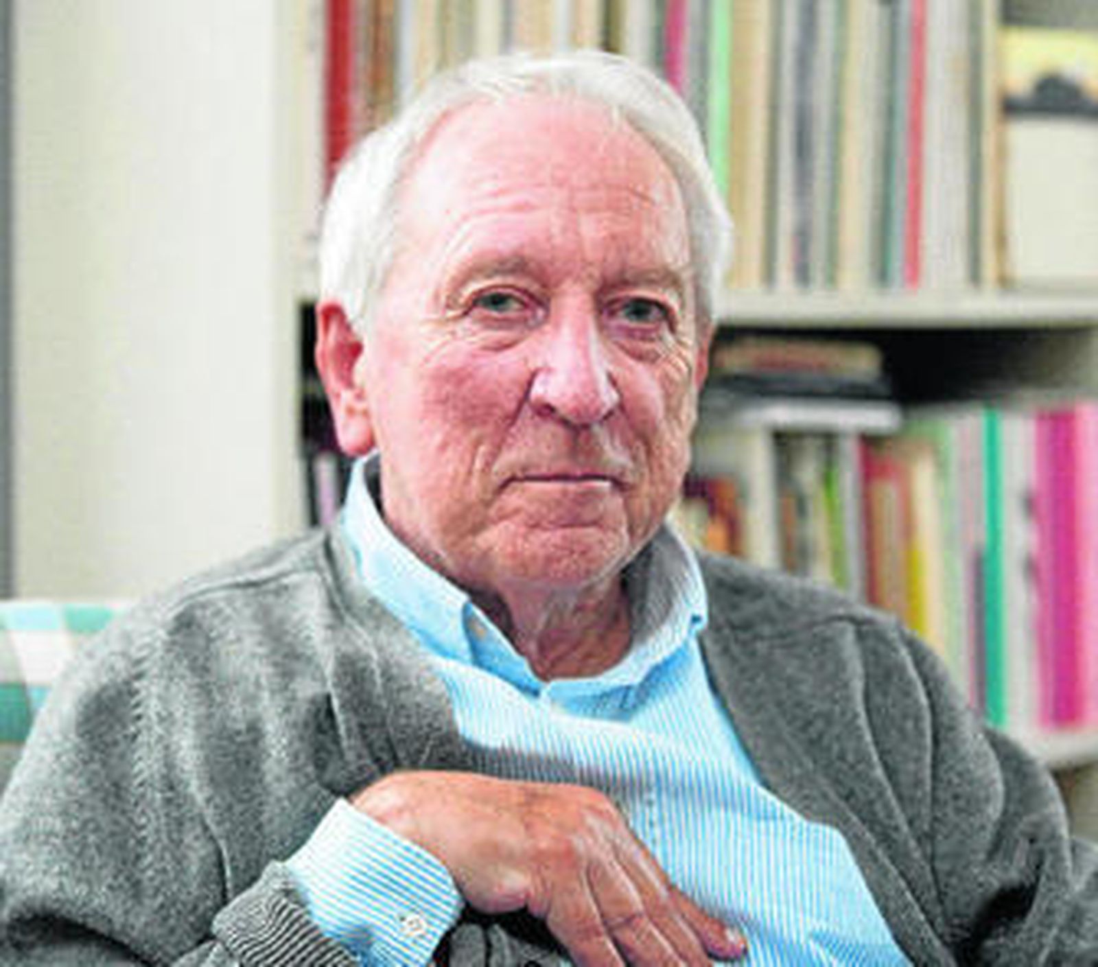 El premio Nobel de Literatura, el sueco Tomas Tranströmer, en su casa de Estocolmo, en 2011.