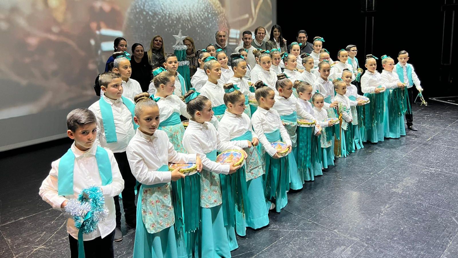Los Pastorcillos de la Bajadilla, en la jornada inaugural del certamen.