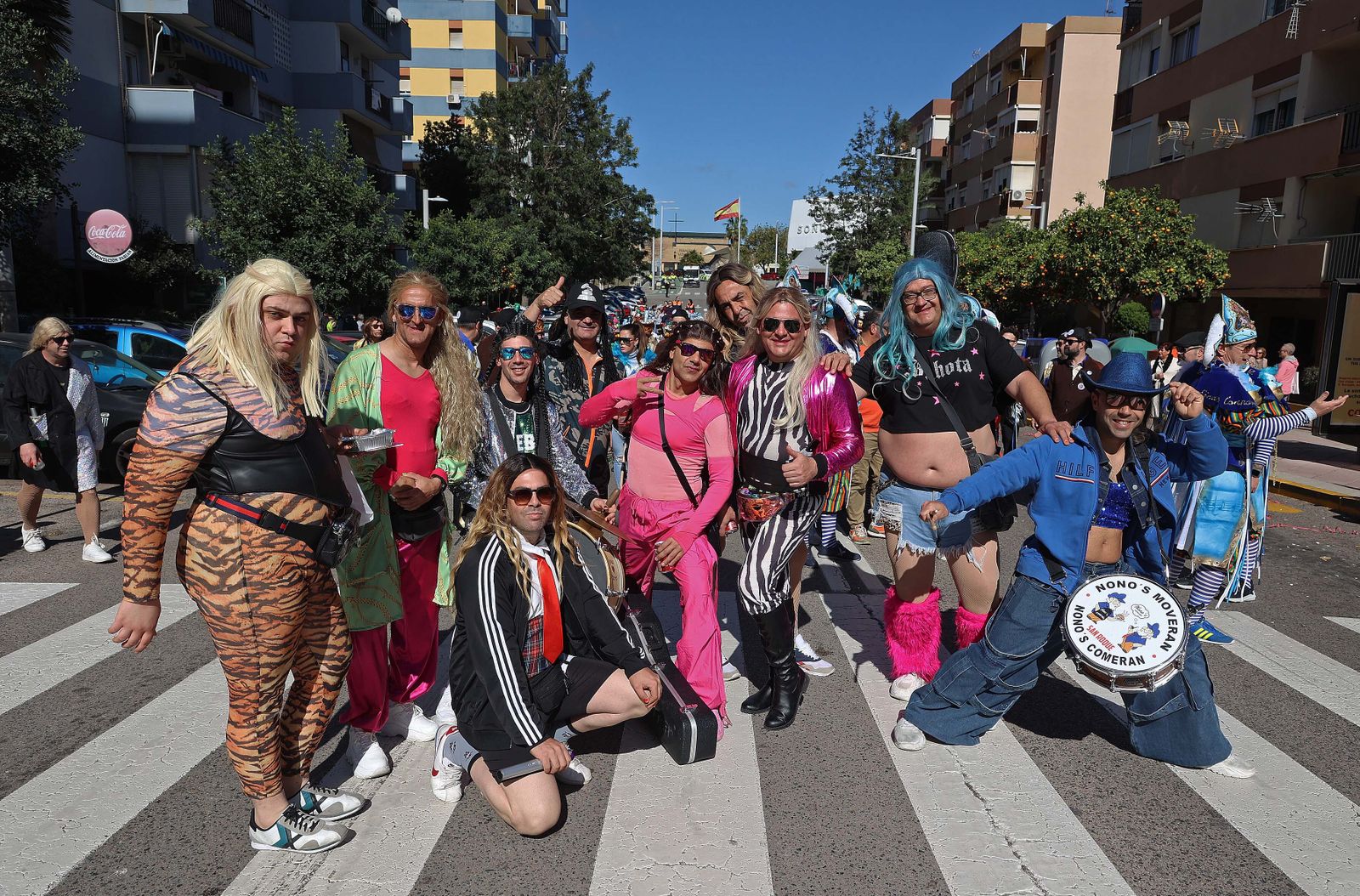 La cabalgata de agrupaciones del Carnaval de Algeciras, en imágenes