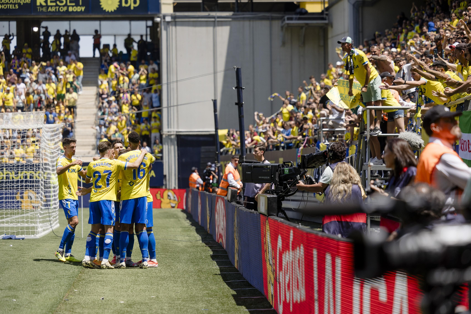 Las imágenes del partido entre el Cádiz C.F y el Getafe