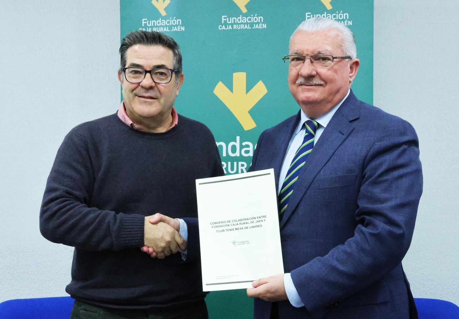 Esteban Rodríguez y Patricio Lupiáñez, en la presentación del acuerdo.