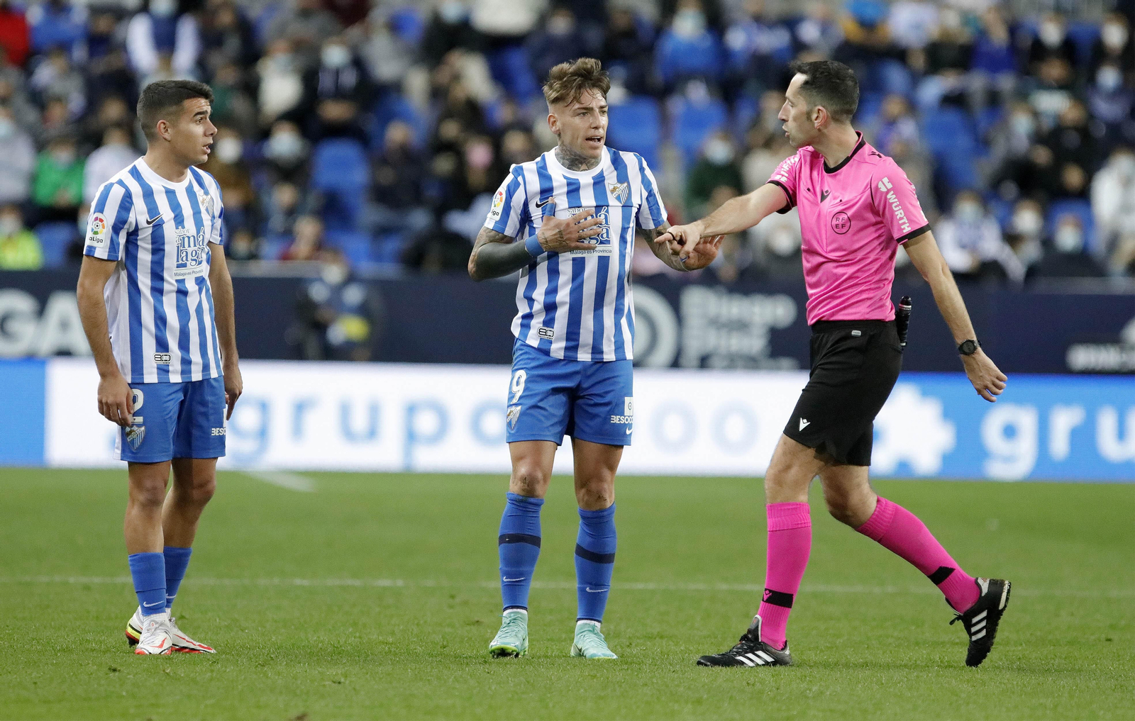 Las fotos del Málaga CF-Sporting de Gijón