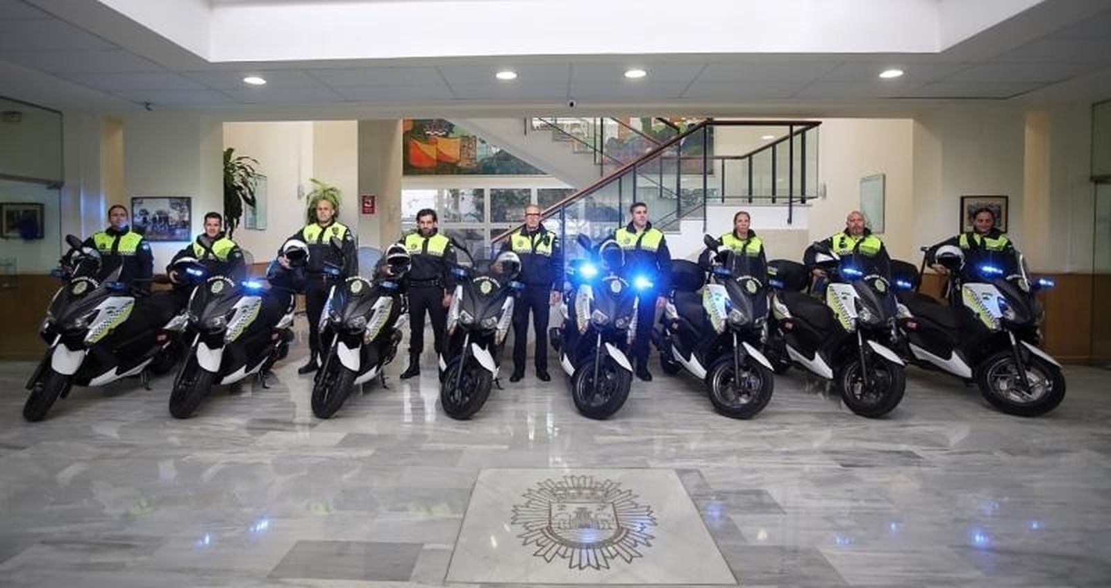 La nuevas motocicletas policiales.