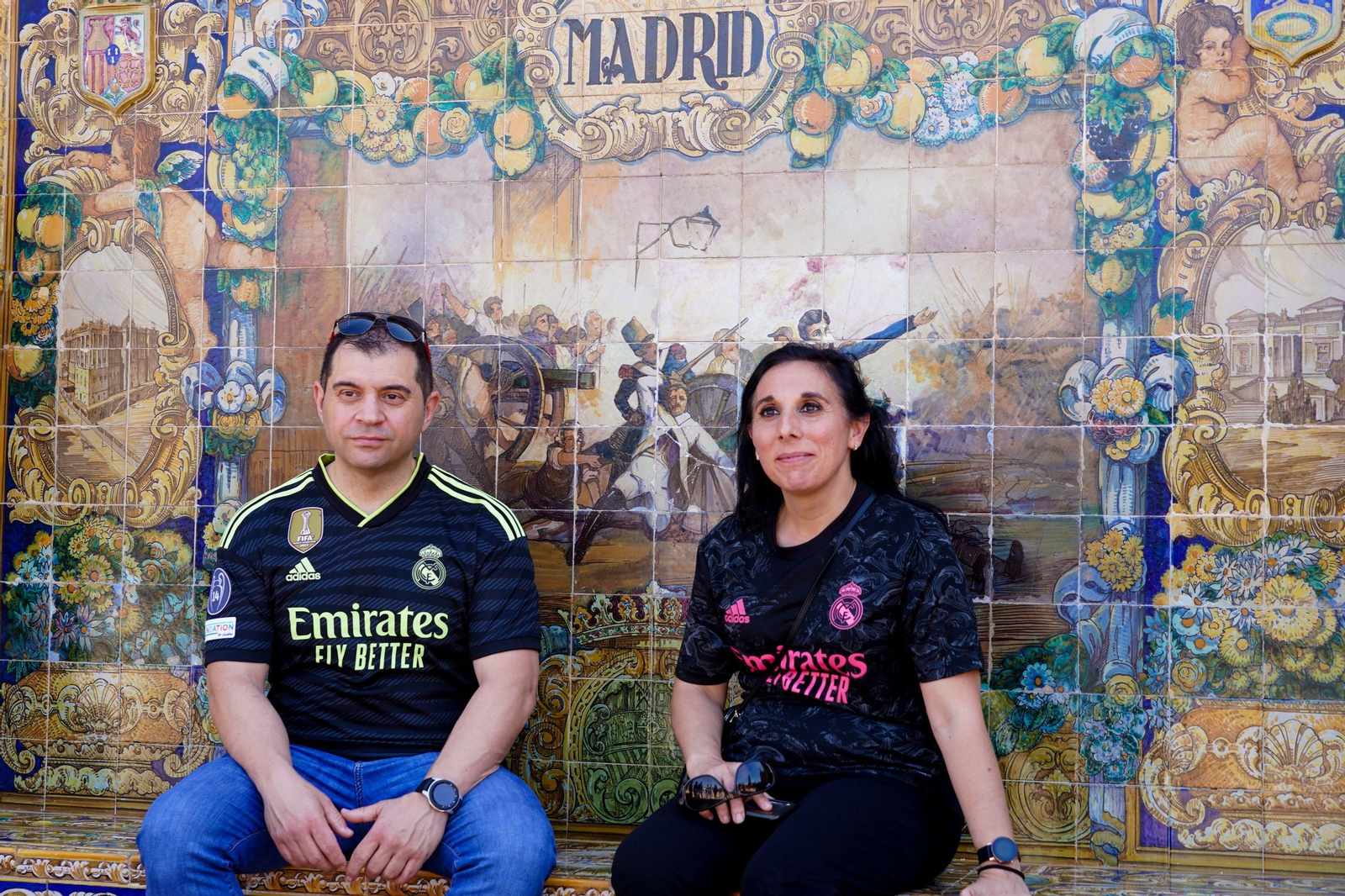 Las fotos de aficionados de Real Madrid y Osasuna el día de la final de Copa en Sevilla