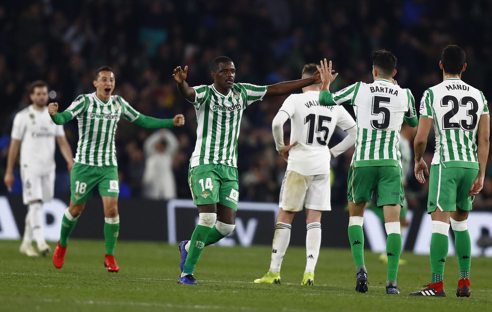 El Betis-Real Madrid, en imágenes