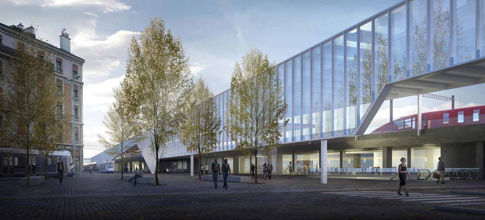 Recreación del proyecto ganador del estudio de Vázquez Consuegra.