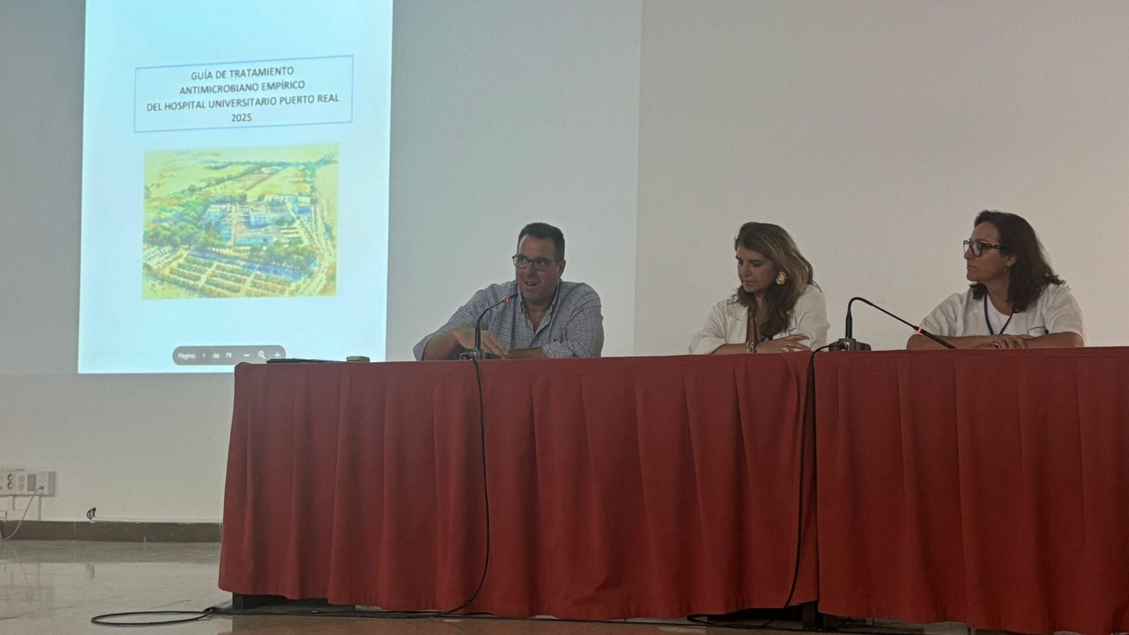 Presentación de las actualizaciones de las guías de tratamiento antibiótico en el Hosputal de Puerto Real
