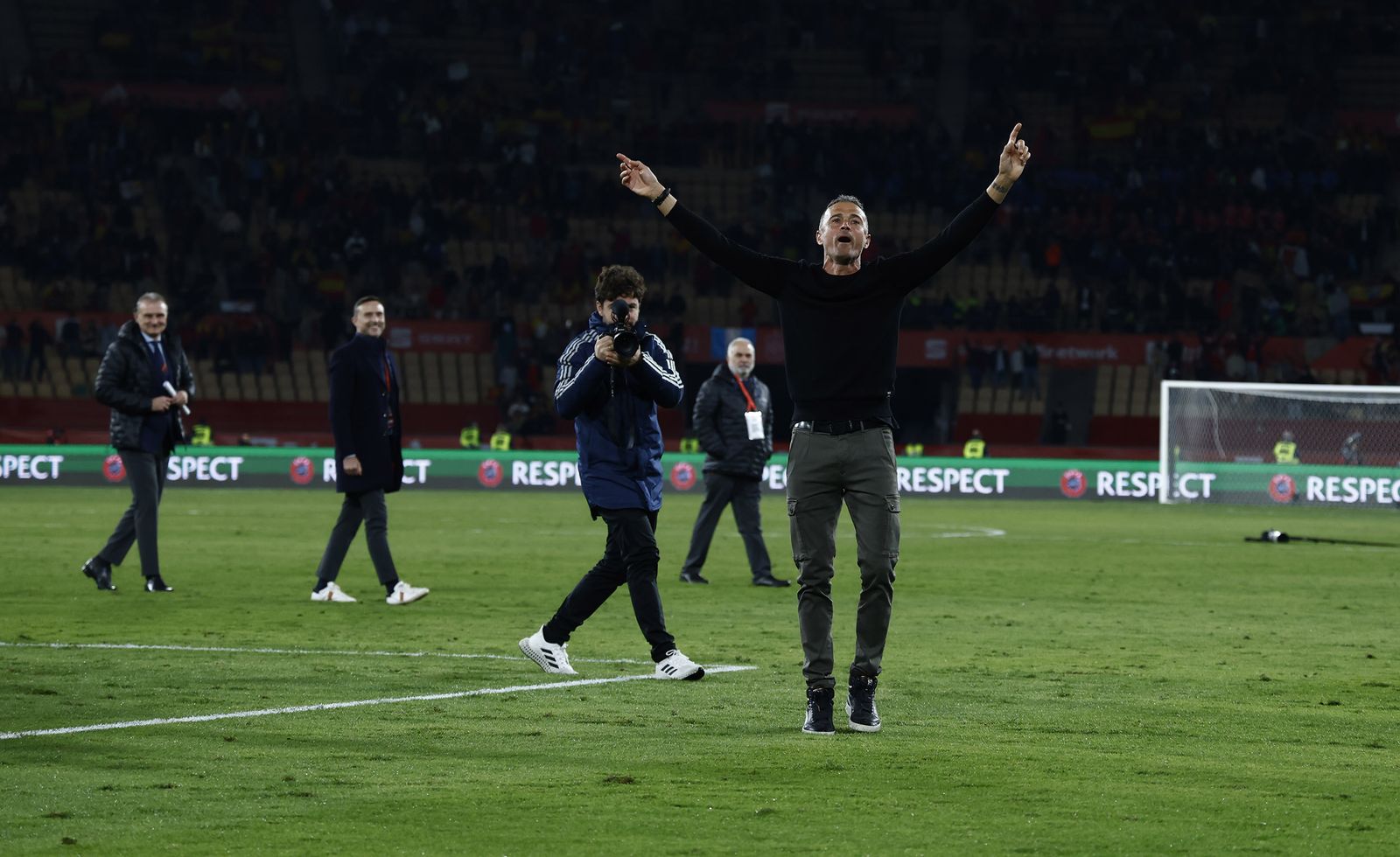 Las imágenes del España-Suecia