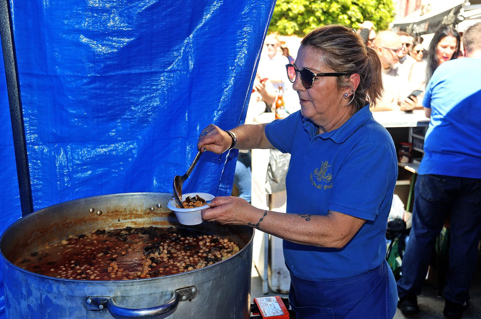 Imágenes del ambiente en el encuentro del gurumelo en el Parque de la Luz