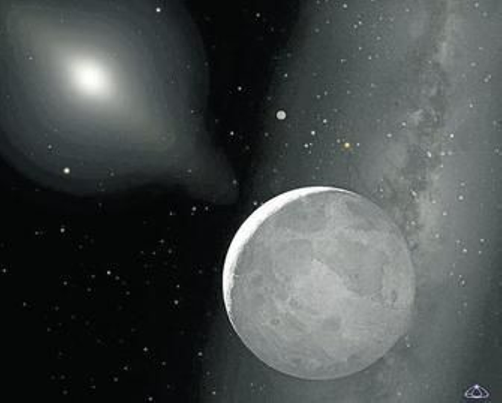 Concepción artística de Eris. Fuente: A. Schaller (STScI).