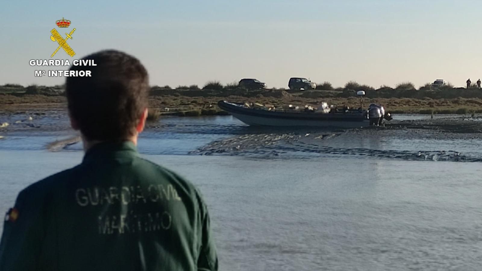 Imágenes de la "Operación Baree" facilitadas por la Guardia Civil