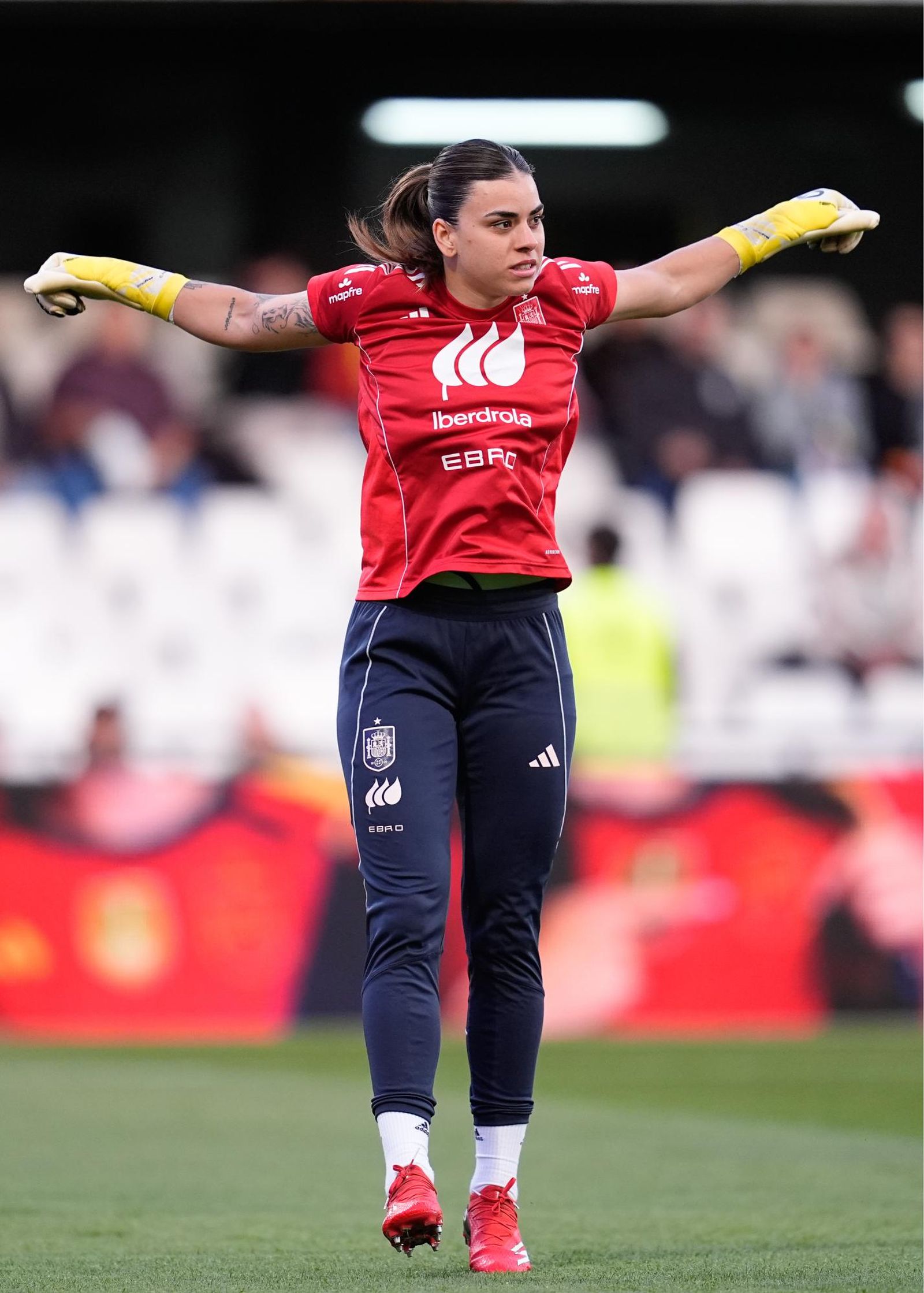 Las fotos del España-Islandia de fútbol femenino