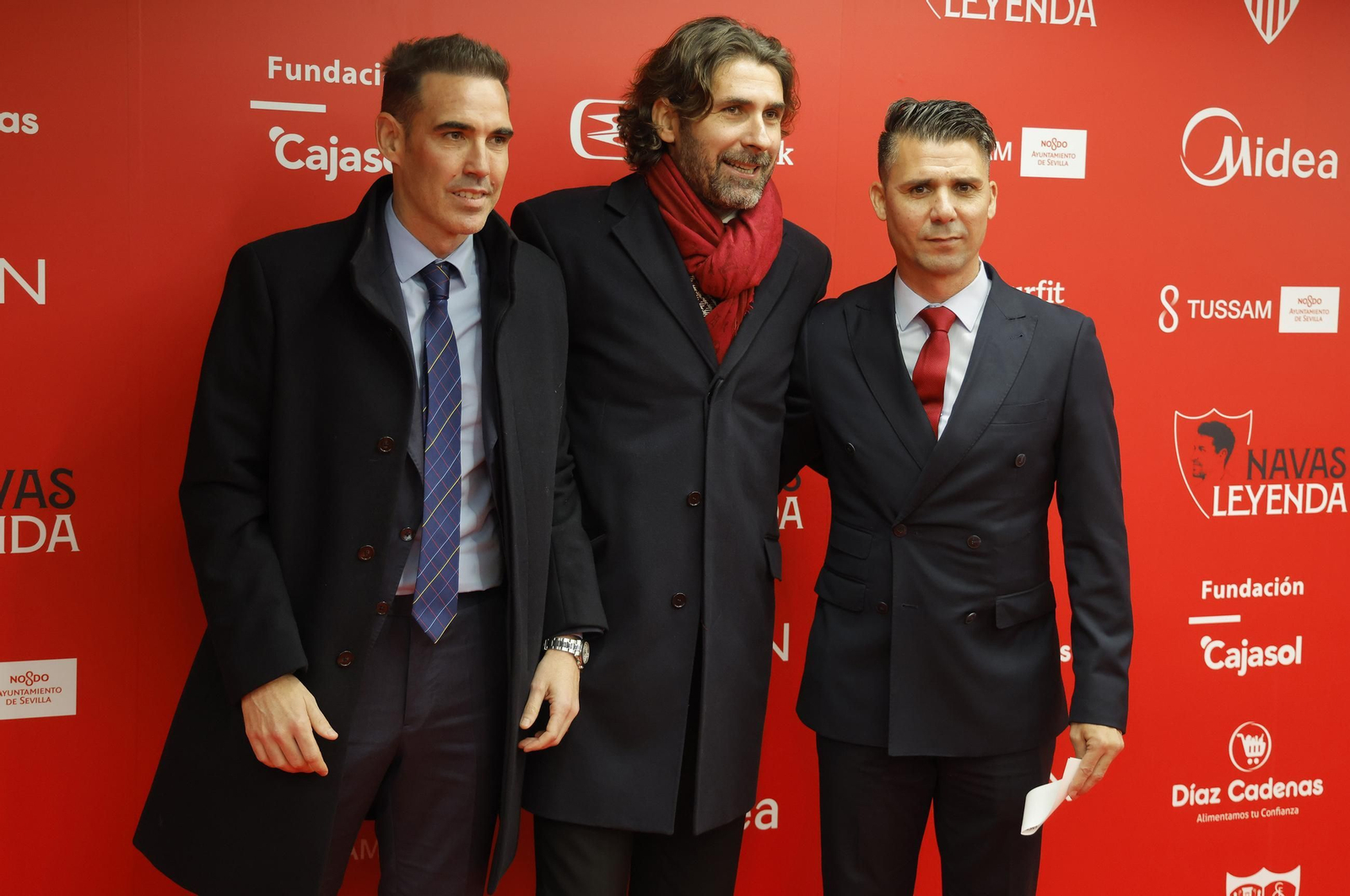 La alfombra roja en el homenaje a Jesus Navas