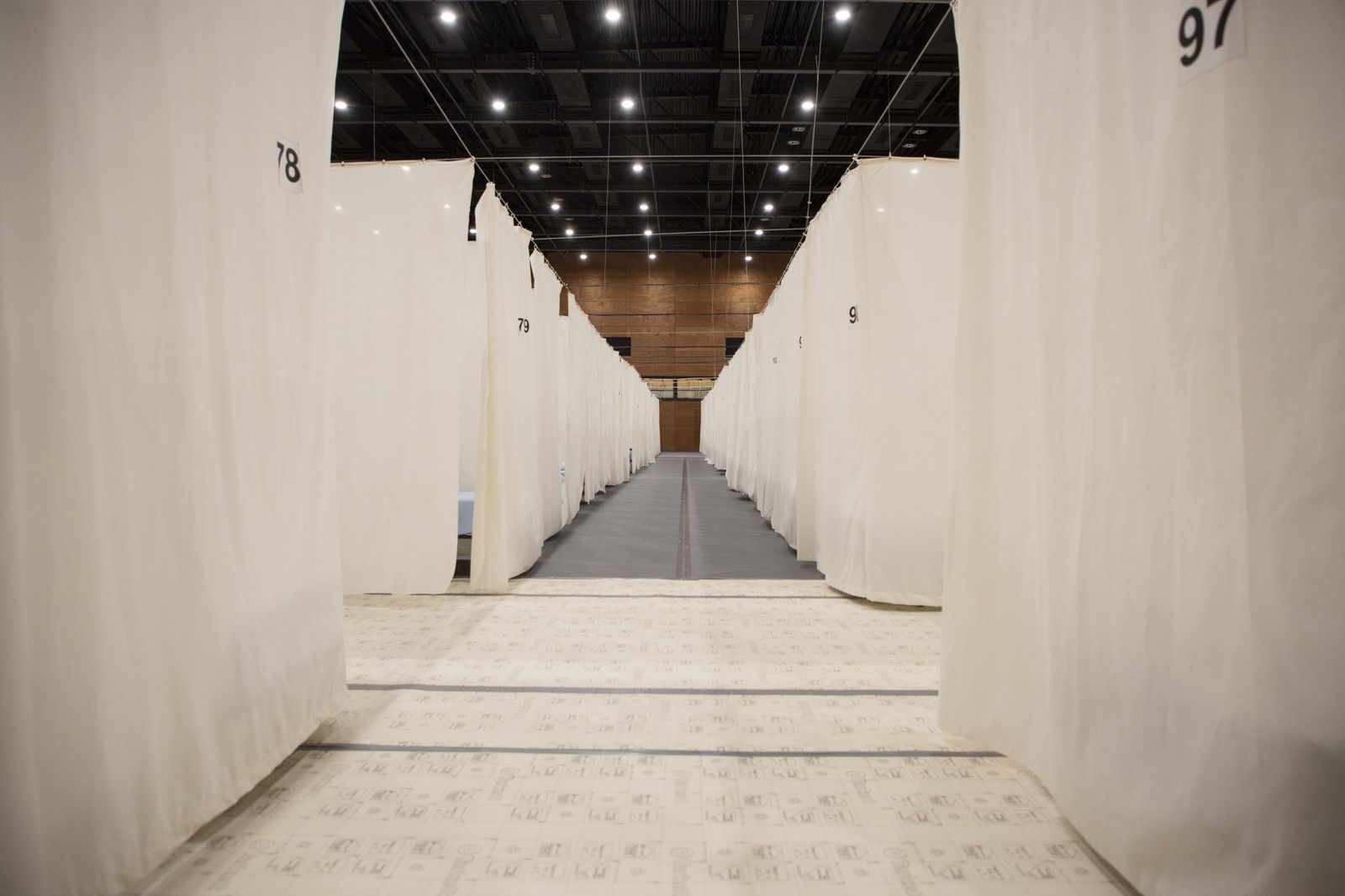 Hospital de campaña en Gibraltar