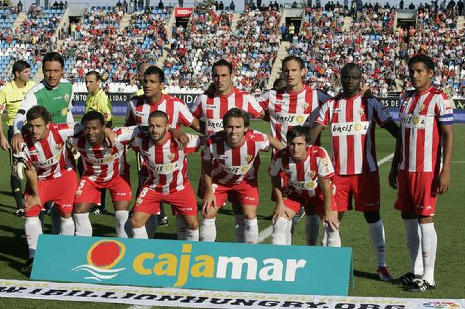 El Almería empata en casa 1-1 ante el Hércules. / Javier Alonso