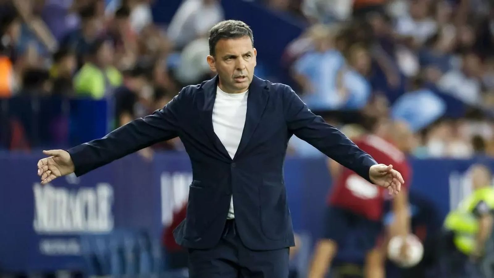 Javi Calleja, durante un partido de esta temporada.