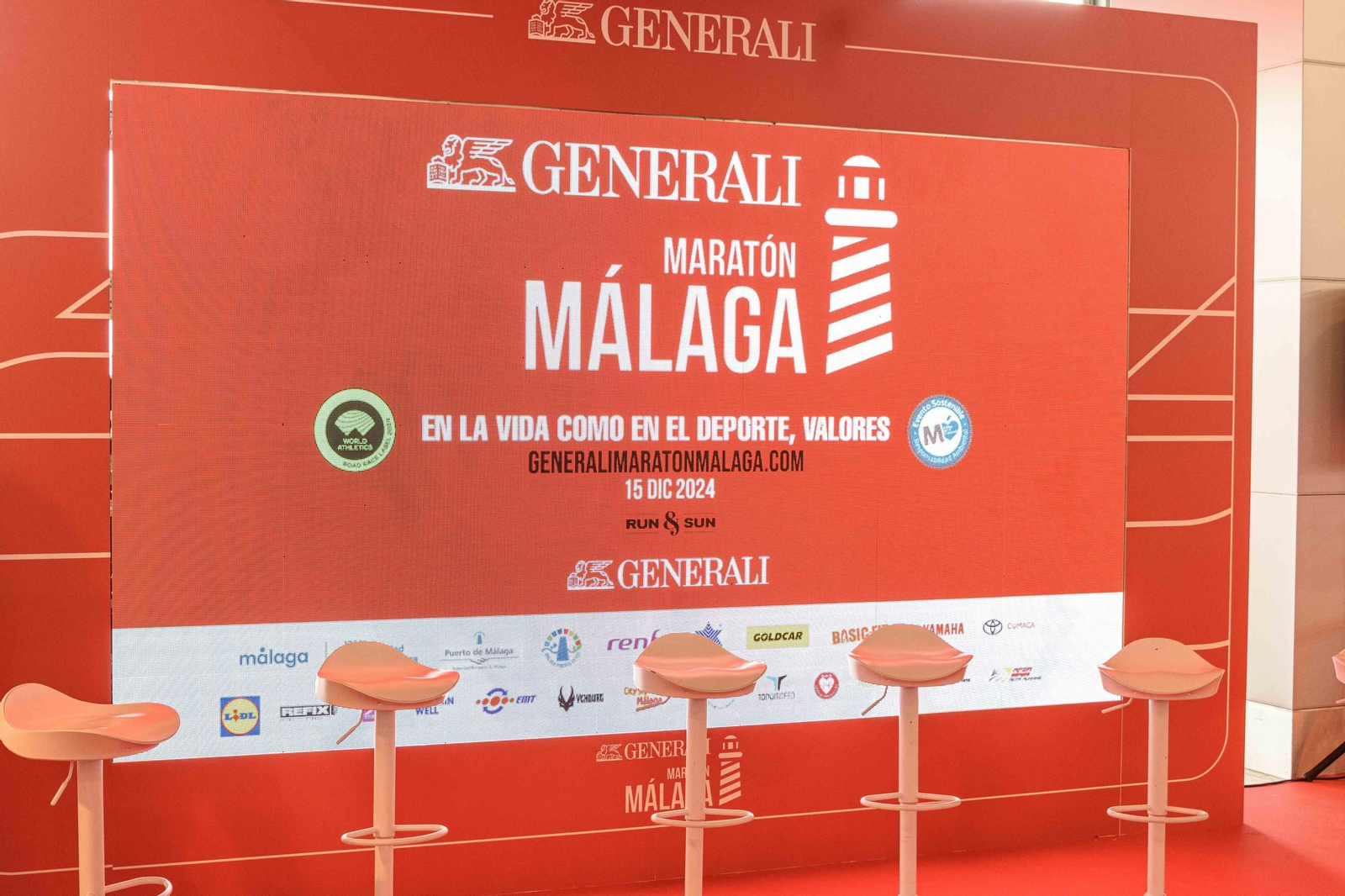 Presentación de la Maratón 2024 de Málaga