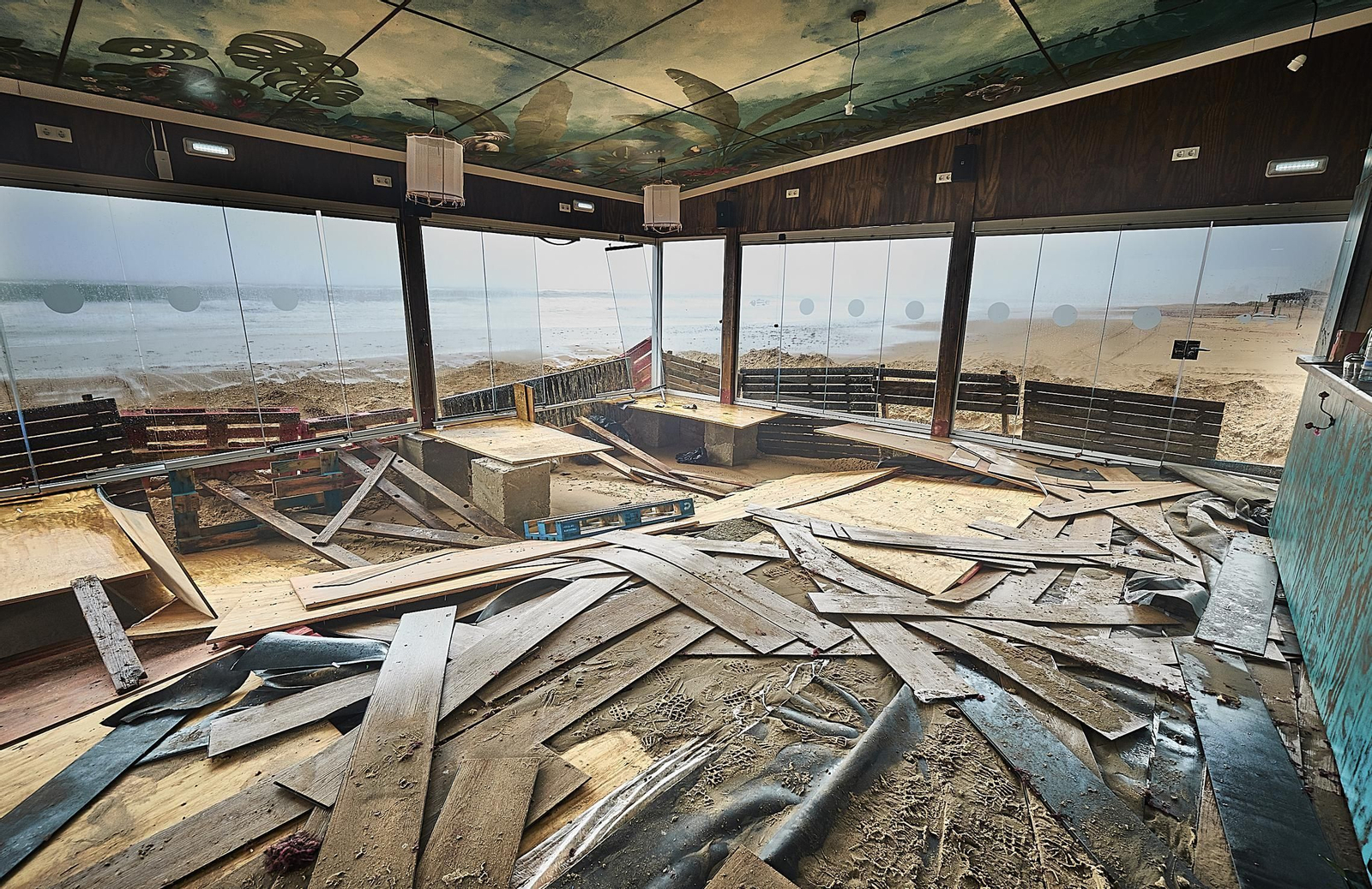 Efectos del temporal en Cádiz