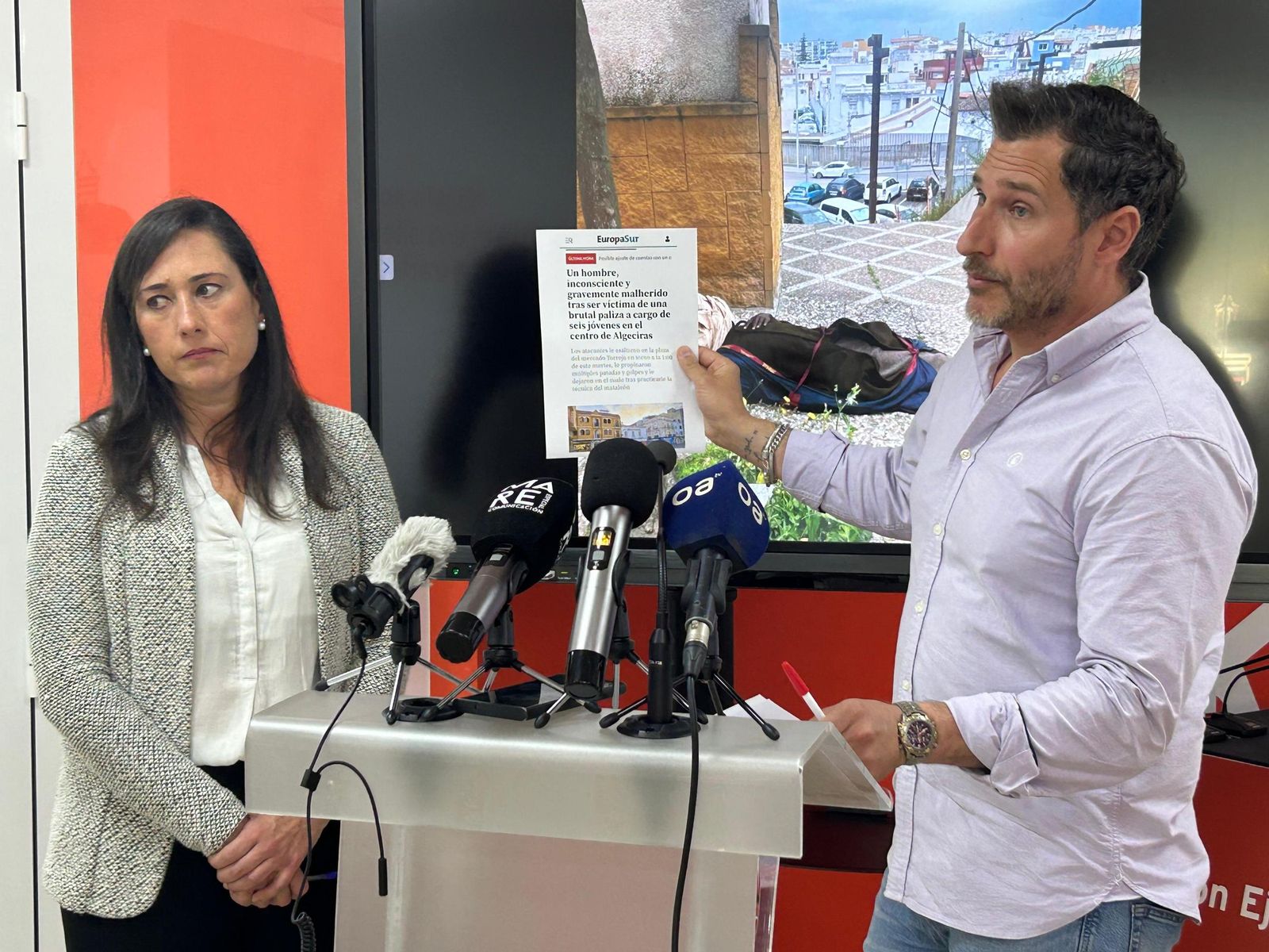 Fran Fernández y Rocío Arrabal.