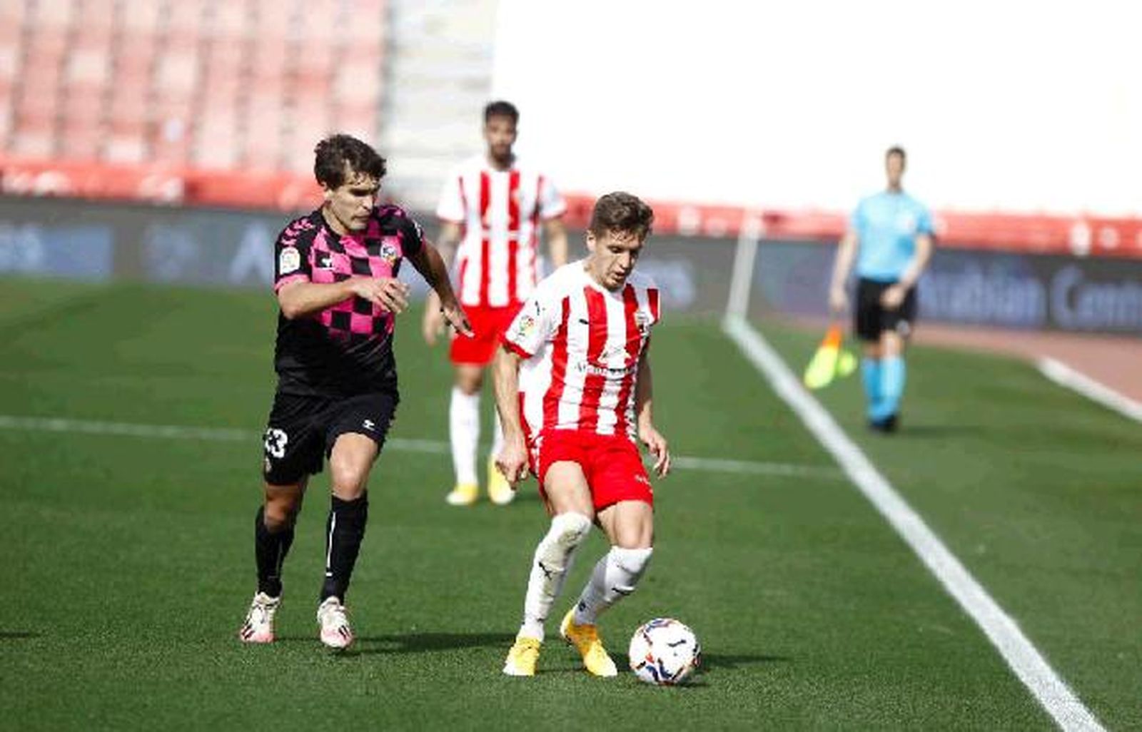 Un lance del partido.