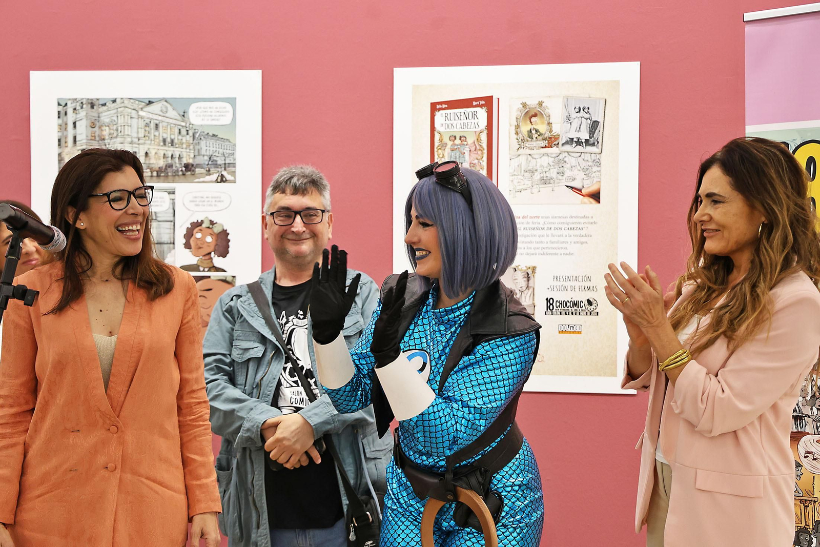 Imágenes de la inauguración del Salón Internacional Chocómic