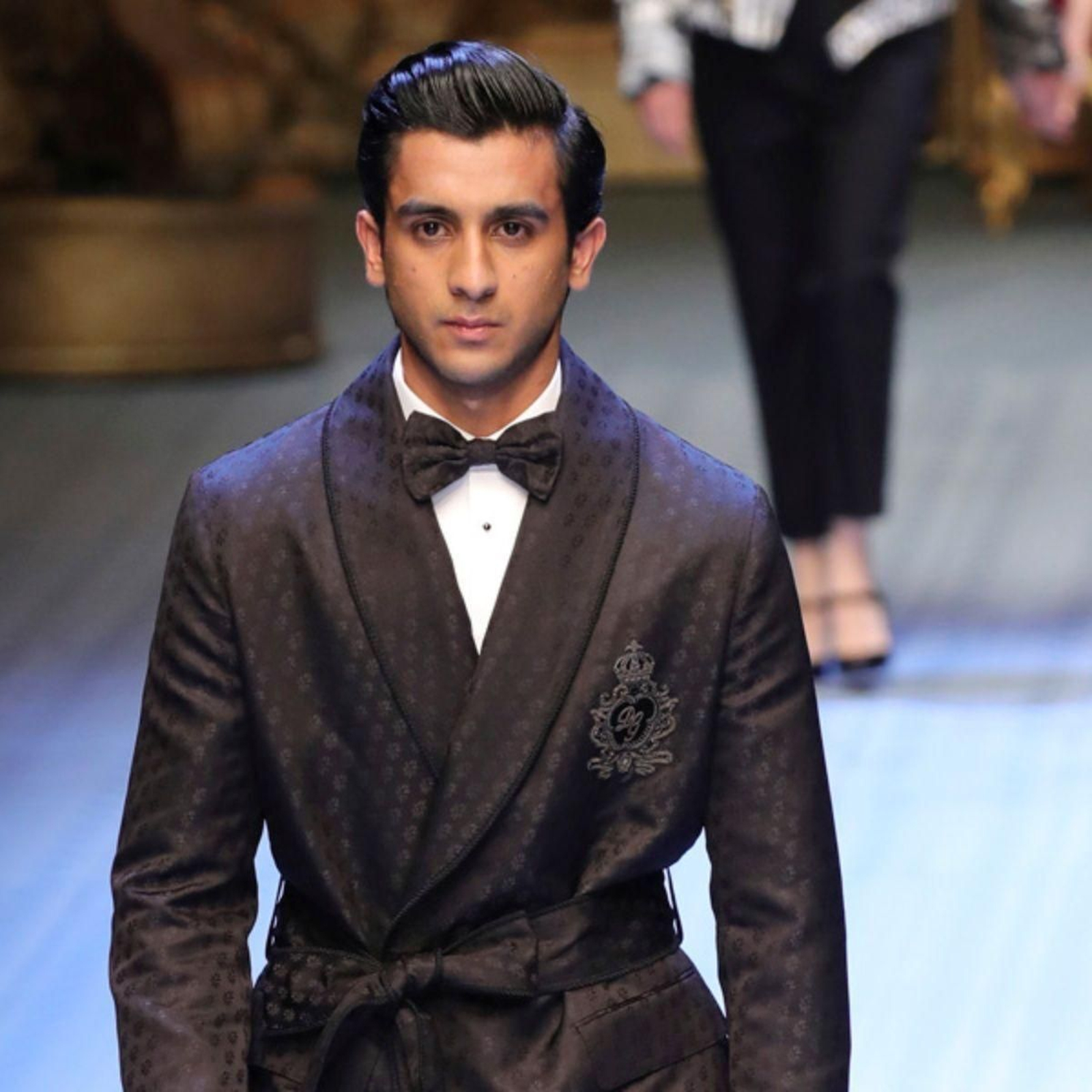 En un desfile en Milán.