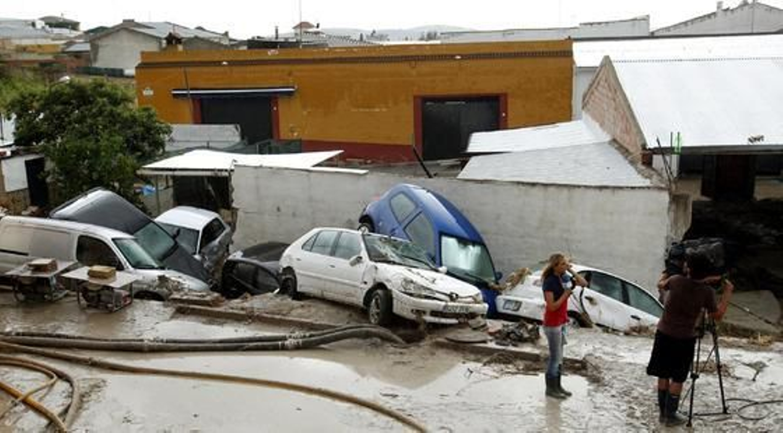 Violenta tromba de agua en Córdoba