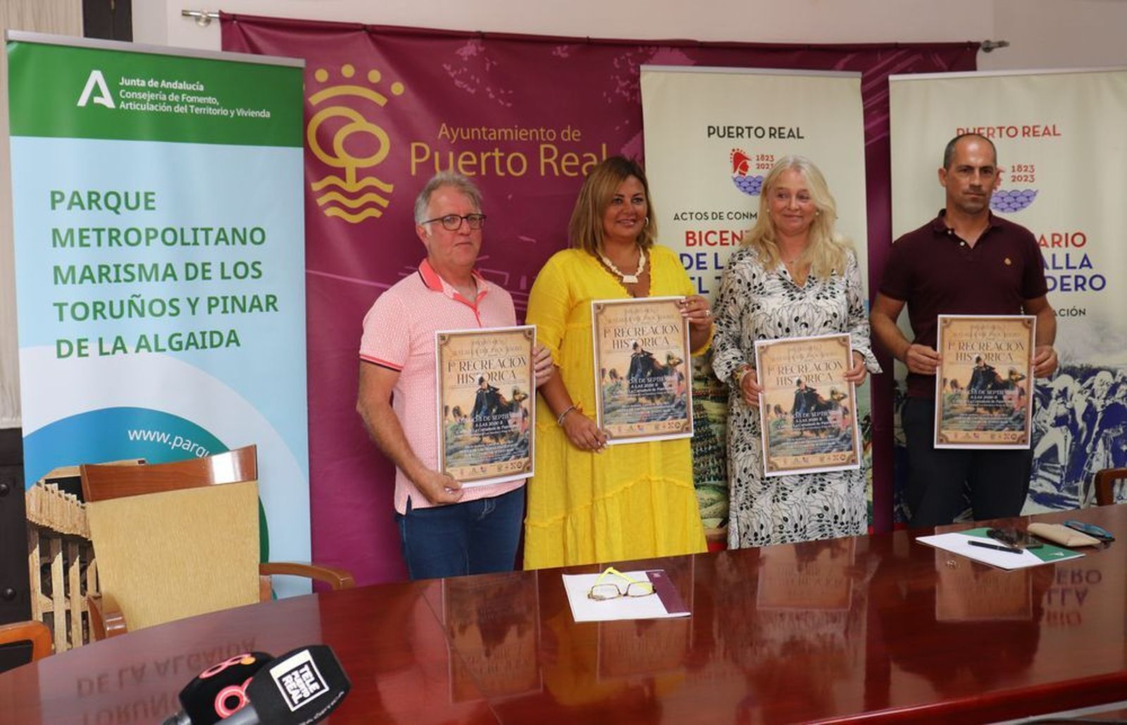 Presentación de la recreación histórica de la Batalla del Trocadero