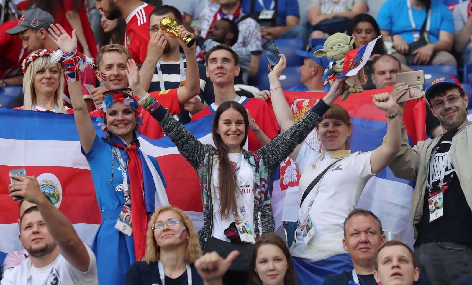 Las imágenes del Costa Rica-Serbia