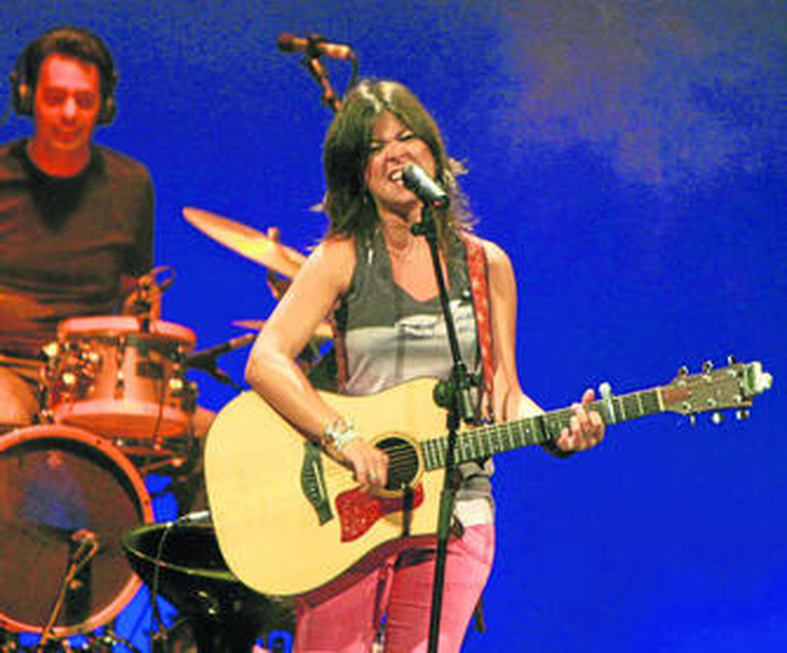 Momento del concierto de Vanesa Martín, el pasado viernes en el Villamarta.