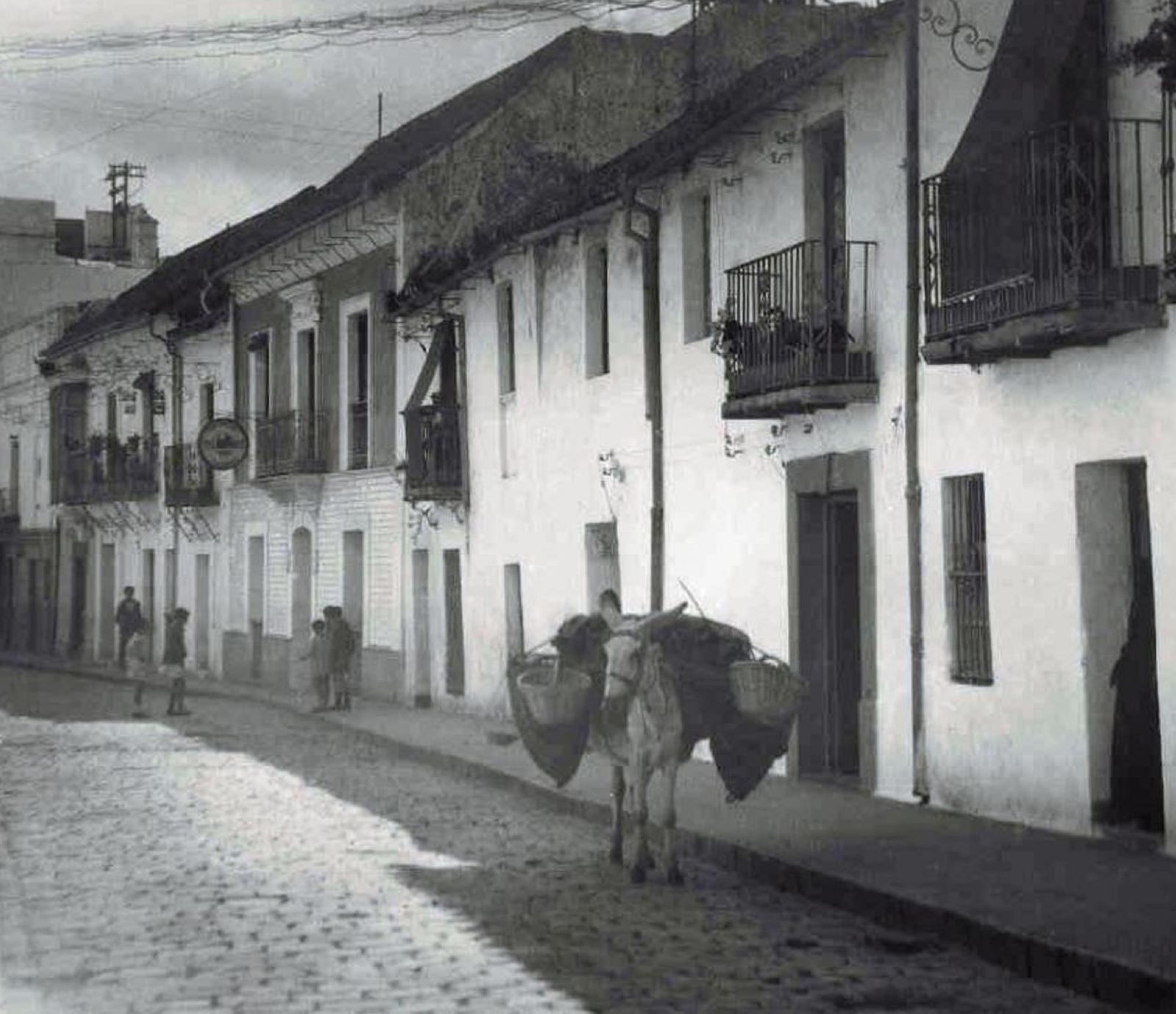 En aquella época el transporte de mercancias se hacía en carros o animales.