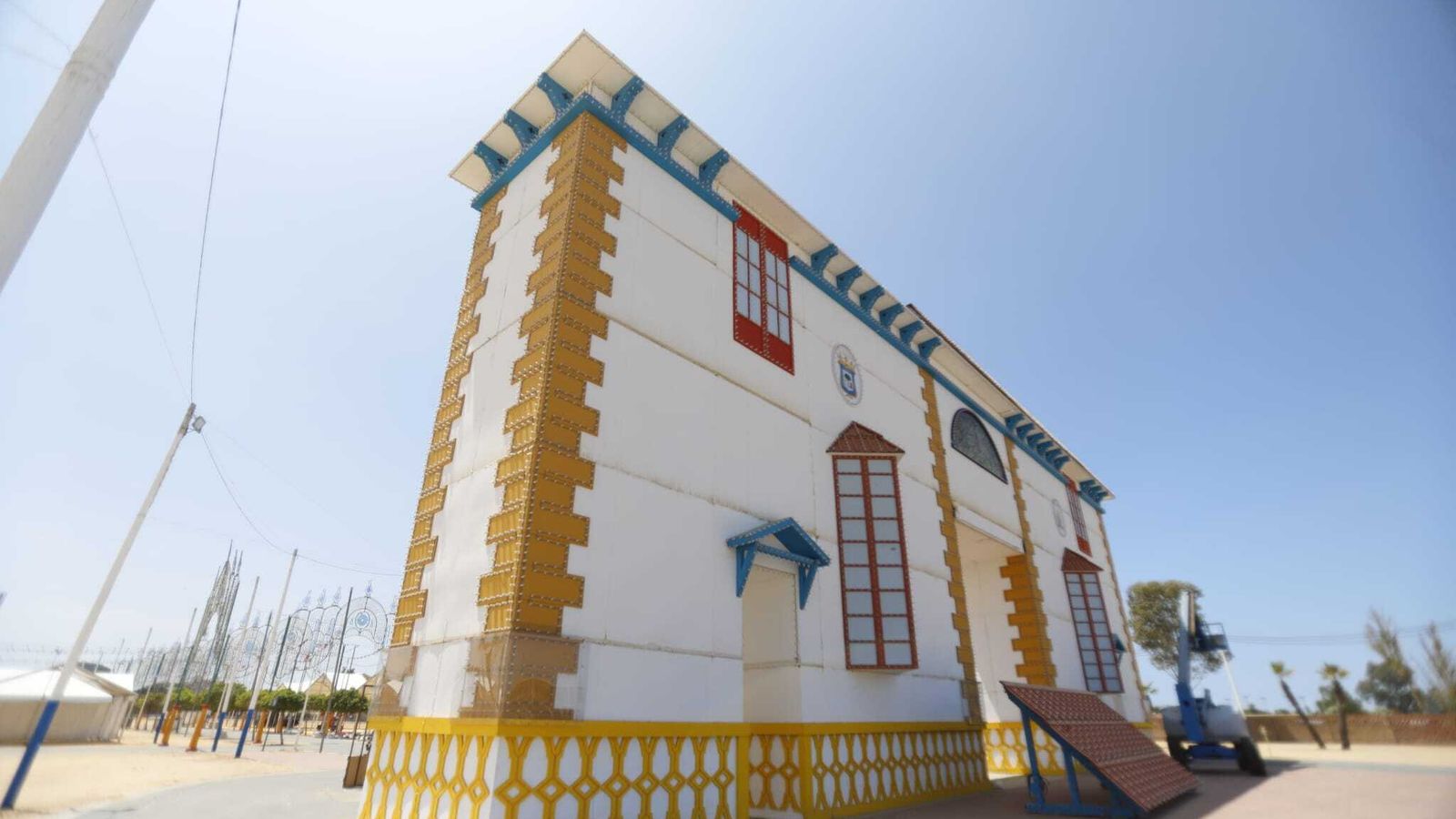 Así continúan los preparativos para las Colombinas 2023.